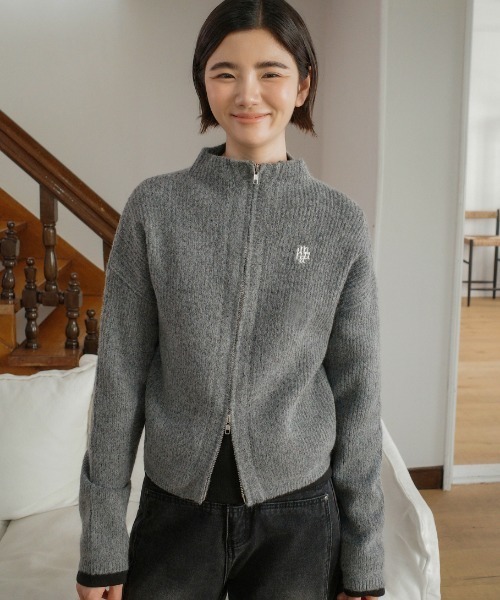 A'GEM/9 × .kom 『muah muah/ムーアムーア』SOLID STITCH KNIT