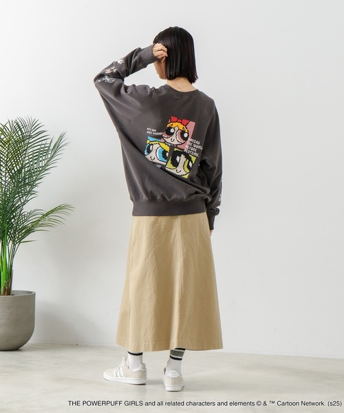 UNIIT(ユニット)の「【DISCUS×THE POWERPUFF GIRLS】キャラクタープリントスウェットトレーナー メンズ レディース ユニセックス(スウェット・レディース・ホワイト系その他/ブラック系その他3/ホワイト系その他3/ブラック系その他・LARGE/MEDIUM)」の22枚目の写真
