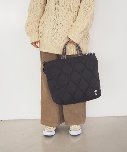 完売品 ジュンヤマン ナイロンダブルリップキルティング トートバッグ