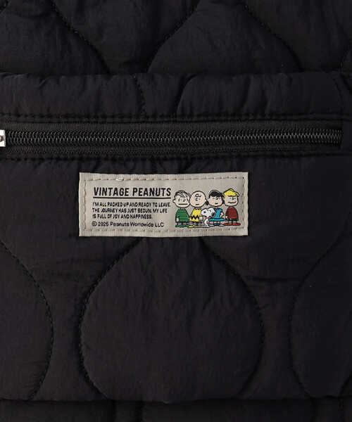 FREAK'S STORE(フリークスストア)の「HEMINGS/ヘミングス SNOOPY 2way キルティングトート/ショルダーバッグ(トートバッグ・レディース・ブラック/ベージュ・ONE SIZE)」の16枚目の写真