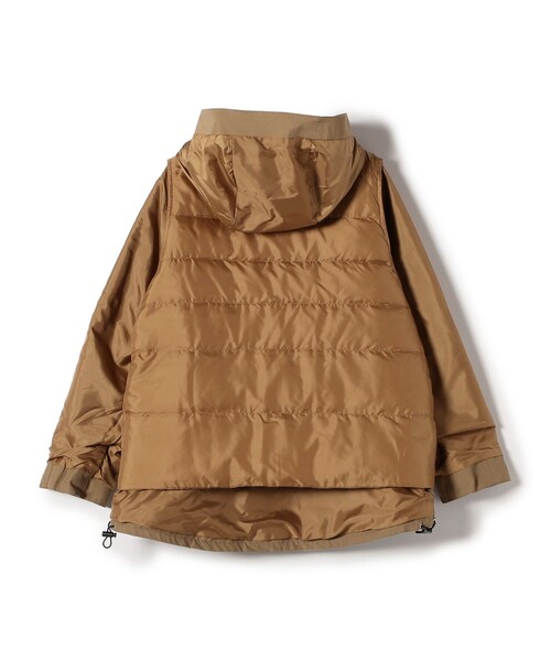 SHIPS Colors:〈手洗い可能〉ダウンライナー グログラン パーカ 2