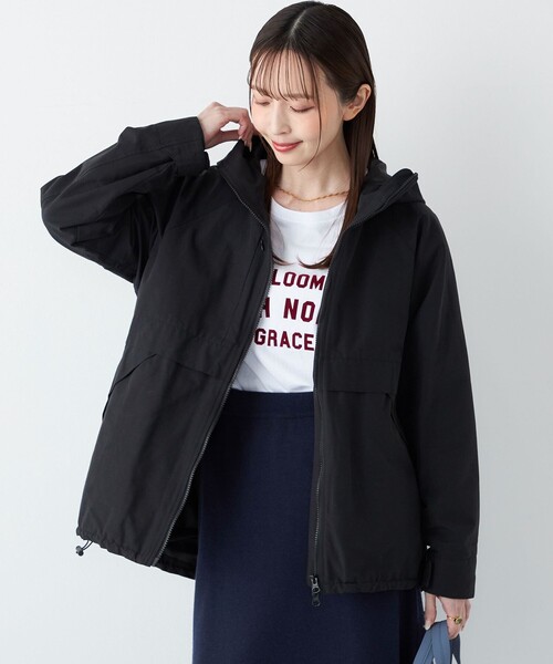 SHIPS Colors:〈手洗い可能〉ダウンライナー グログラン パーカ 2