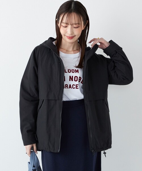 SHIPS Colors:〈手洗い可能〉ダウンライナー グログラン パーカ 2