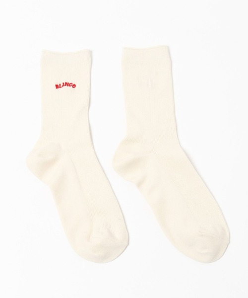 LEPSIM（レプシィム）の「【BLANCO ICE CREAM×LEPSIM】ソックス　322756（ソックス/靴下・レディース・ピンク/ブルー/アイボリー・ONE SIZE）」の5枚目の写真