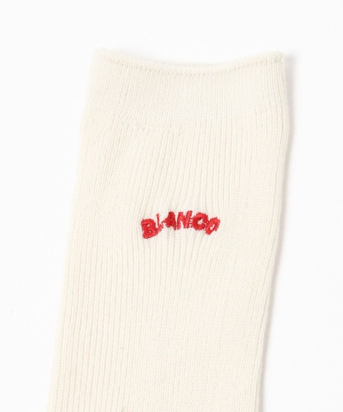 LEPSIM（レプシィム）の「【BLANCO ICE CREAM×LEPSIM】ソックス　322756（ソックス/靴下・レディース・ピンク/ブルー/アイボリー・ONE SIZE）」の6枚目の写真
