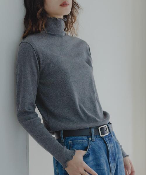 UR TECH』蓄熱ハイネックメロウプルオーバー（Tシャツ/カットソー