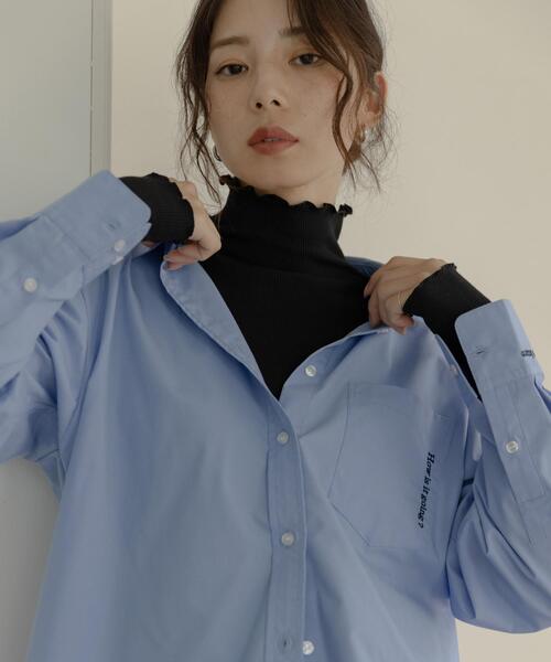 URBAN RESEARCH Sonny Label(アーバンリサーチサニーレーベル)の「『UR TECH』蓄熱ハイネックメロウプルオーバー(Tシャツ/カットソー・レディース・チャコールグレー/オフホワイト/グレー系その他/ブラック・FREE)」の1枚目の写真