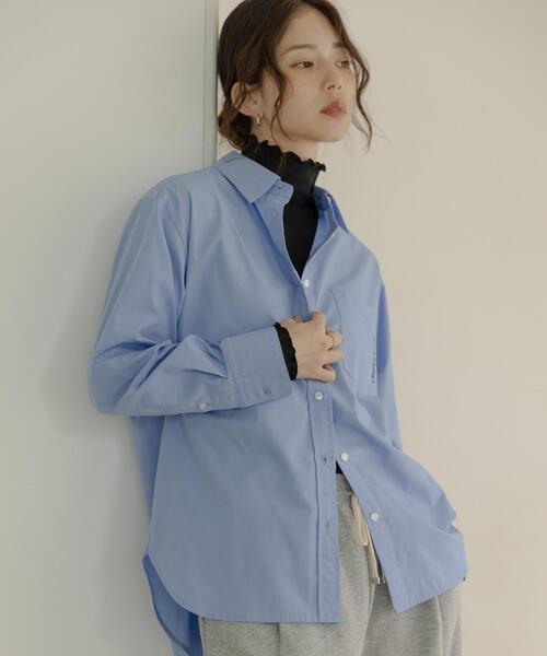 URBAN RESEARCH Sonny Label(アーバンリサーチサニーレーベル)の「『UR TECH』蓄熱ハイネックメロウプルオーバー(Tシャツ/カットソー・レディース・チャコールグレー/オフホワイト/グレー系その他/ブラック・FREE)」の21枚目の写真