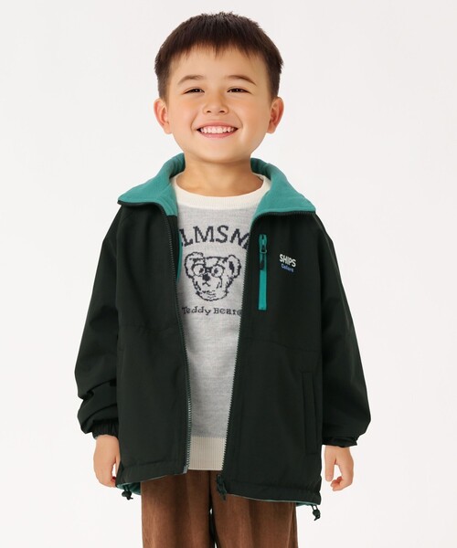 リバーシブルアウター　サイズ6 SHIPS Colors:100～150cm /〈洗濯機可能〉リバーシブル ジップ