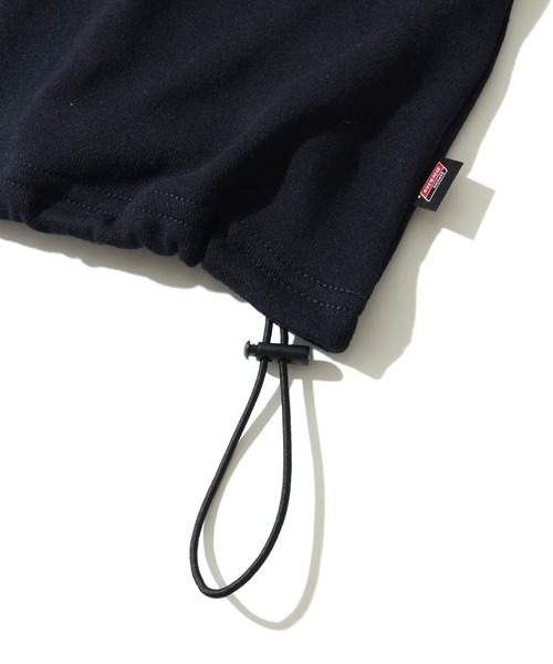 Dickies(ディッキーズ)の「【GENUINE DICKIES/ジェニュインディッキーズ】裏毛 ショート丈 ハーフジップ スウェット(スウェット・レディース・ダークネイビー/オフホワイト/スミクロ・M/L)」の15枚目の写真