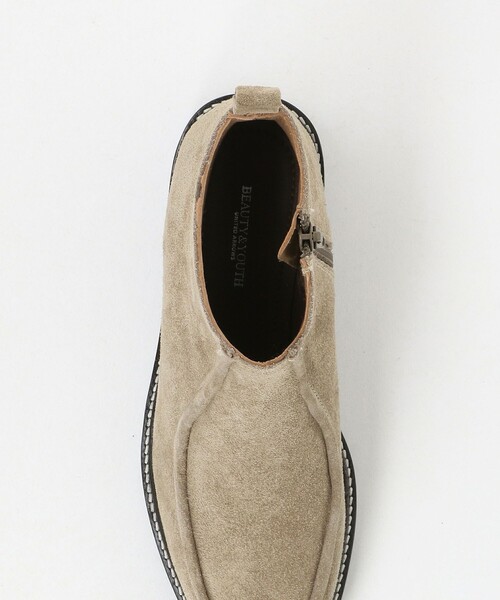 BEAUTY&YOUTH UNITED ARROWS（ビューティーアンドユースユナイテッドアローズ）の「スエード Uチップ ショートブーツ（ブーツ・レディース・ブラウン系・38/36/37）」の14枚目の写真