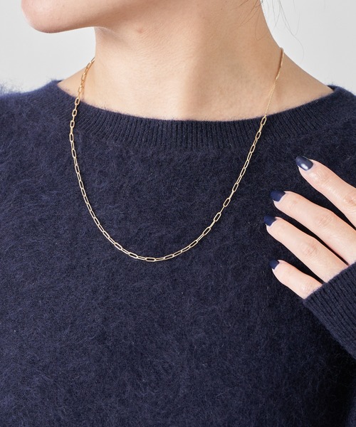 PAPILLONNER（パピヨネ）の「チェーンコンビY字ネックレス（ネックレス・レディース・シルバー/ゴールド・FREE）」の6枚目の写真