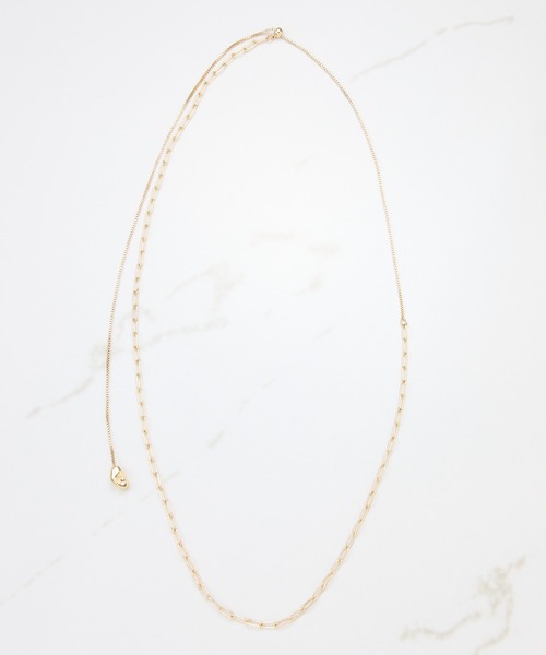 PAPILLONNER（パピヨネ）の「チェーンコンビY字ネックレス（ネックレス・レディース・シルバー/ゴールド・FREE）」の13枚目の写真