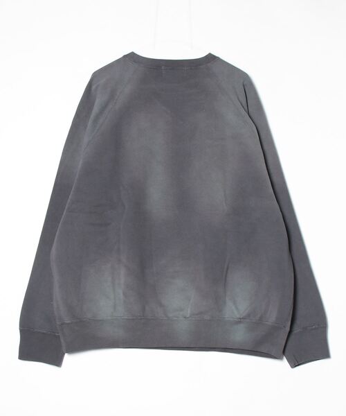 DESTROY WASHED EFFECT RELAXED FIT CREWNECK SWEATSHIRT（スウェット