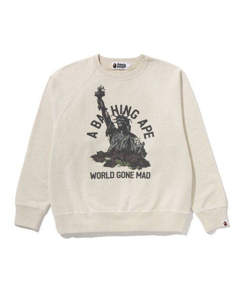 DESTROY WASHED EFFECT RELAXED FIT CREWNECK SWEATSHIRT（スウェット
