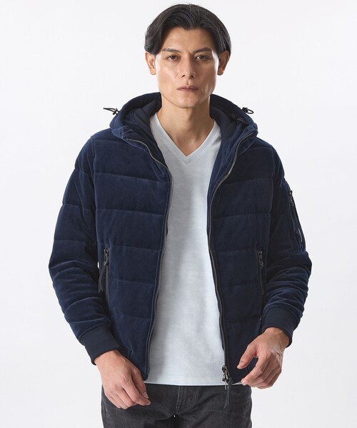 セール】【Safari Lounge別注】ベロアジャージー中わたブルゾン