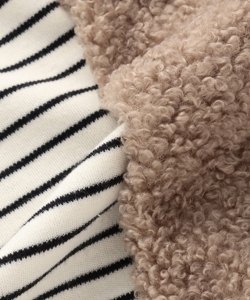 petit main（プティマイン）の「もこもこクマサロペセット（その他ベビーウェア・キッズ・モカ/アイボリー・70cm/80ｃｍ）」の17枚目の写真