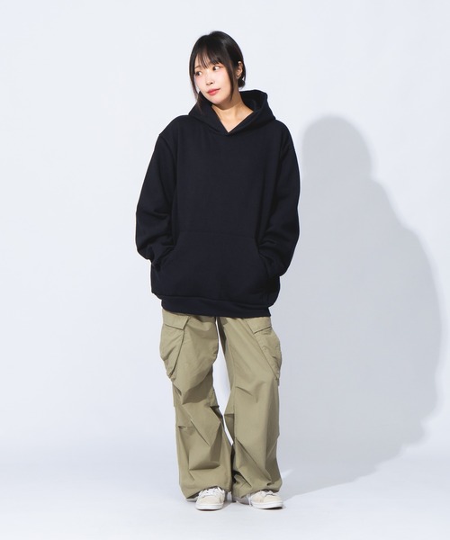 LOS ANGELES APPAREL（ロサンゼルスアパレル）の「【LOS ANGELES APPAREL /ロサンゼルス アパレル】14OZ ヘビースウェットフーディー HF09 14oz ヘビーフリース フード付きプルオーバー スウェットシャツ MADE IN USA パーカー トレーナー フーディー（パーカー・メンズ・ネイビー/ホワイト・MEDIUM/XX-LARGE/LARGE/X-LARGE）」の13枚目の写真