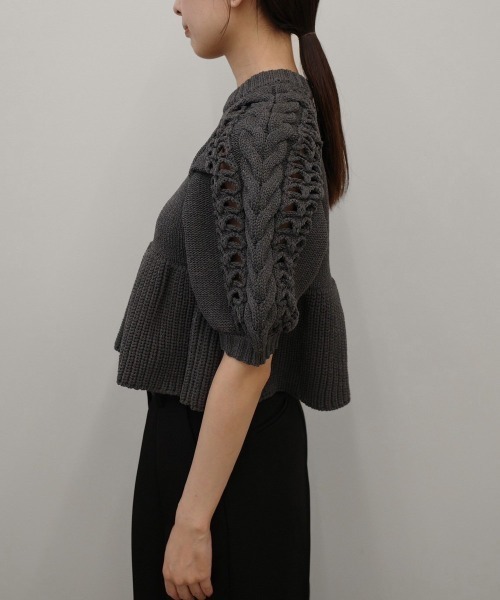TODAYFUL/トゥデイフル】Puffsleeve Knit Tops/パフスリーブニット
