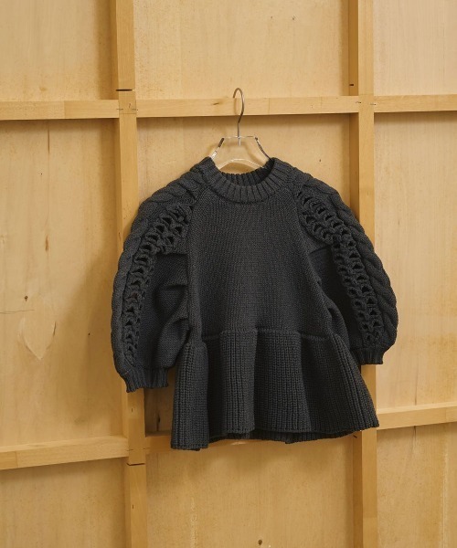 TODAYFUL/トゥデイフル】Puffsleeve Knit Tops/パフスリーブニット