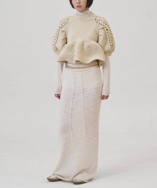 TODAYFUL/トゥデイフル】Puffsleeve Knit Tops/パフスリーブニット