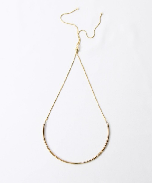 Gready Brilliant（グレディブリリアン）の「メタルチョーカーネックレス（ネックレス・レディース・シルバー/ゴールド・FREE）」の2枚目の写真