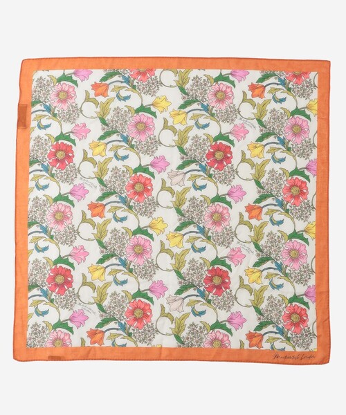 MACKINTOSH LONDON（マッキントッシュ ロンドン）の「【婦人画報11月号掲載】colomboバイブリーフラワースカーフ（マフラー・レディース・オフホワイト・FREE）」の6枚目の写真