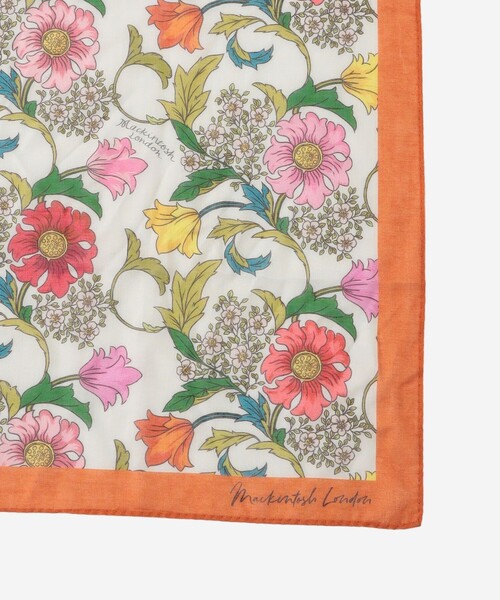 MACKINTOSH LONDON（マッキントッシュ ロンドン）の「【婦人画報11月号掲載】colomboバイブリーフラワースカーフ（マフラー・レディース・オフホワイト・FREE）」の5枚目の写真