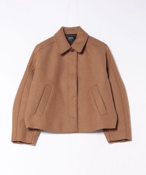 A.P.C.（アーペーセー）の「VESTE BECCA（その他アウター・レディース・ダークネイビー/ブラウン系その他・34/36）」の2枚目の写真
