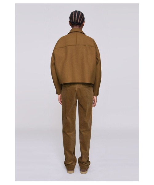 A.P.C.（アーペーセー）の「VESTE BECCA/ボクシーブルゾン（その他アウター・レディース・ダークネイビー/ブラウン系その他・34/36/38）」の5枚目の写真