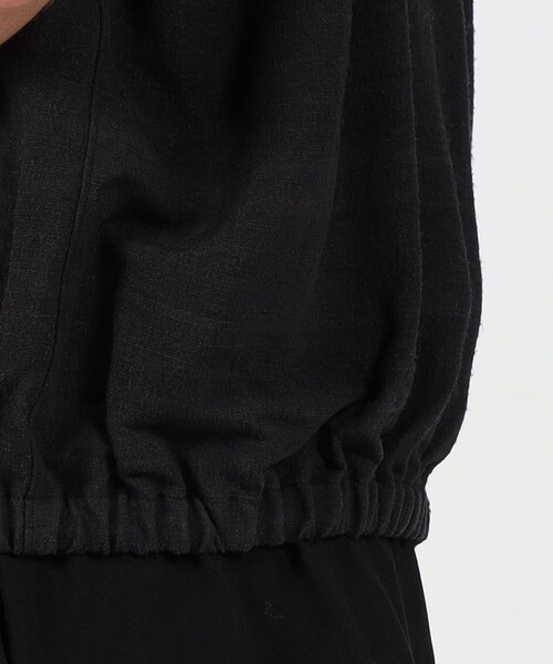 HAVERSACK(ハバーザック)の「HAVERSACK ATTIRE シルク オープンカラーシャツ(シャツ/ブラウス・メンズ・ブラック・M)」の4枚目の写真