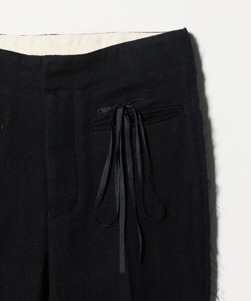 Midorikawa（ミドリカワ）の「＜Midorikawa＞ BELTLESS SLACKS/スラックス（スラックス・メンズ・ブラック・2）」の3枚目の写真