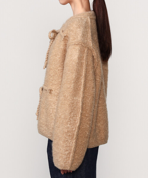 セール】UNFIL | モヘア＆シェットランドウール ニットジャケット