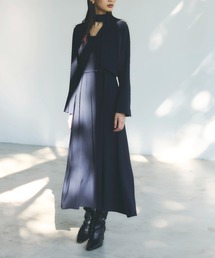 anuans | ダブルサテンクラシカルワンピース(ワンピース)