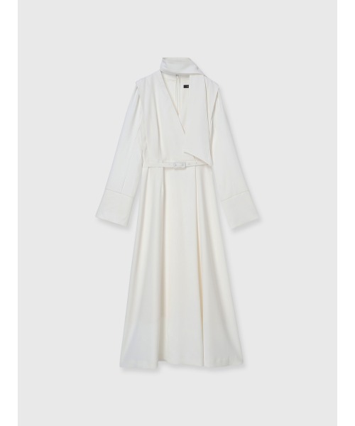 アニュアンス　ダブルサテンクラシカルワンピース ダブルサテンクラシカルワンピース