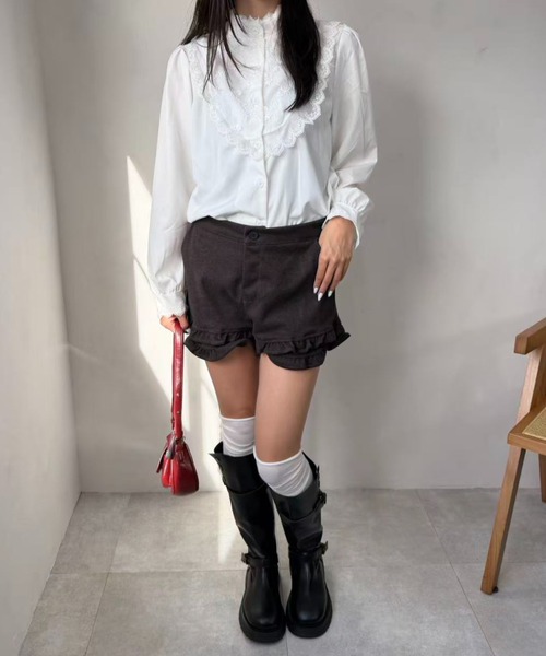 mebole(メボレ)の「レースレトロブラウス(シャツ/ブラウス・レディース・ホワイト・FREE)」の19枚目の写真