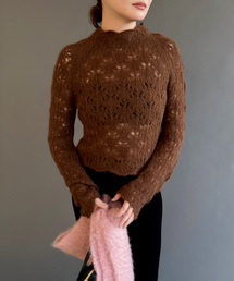 EDIT. FOR LULU | 【AYNI/アイニ】シアーニット(ニット/セーター)