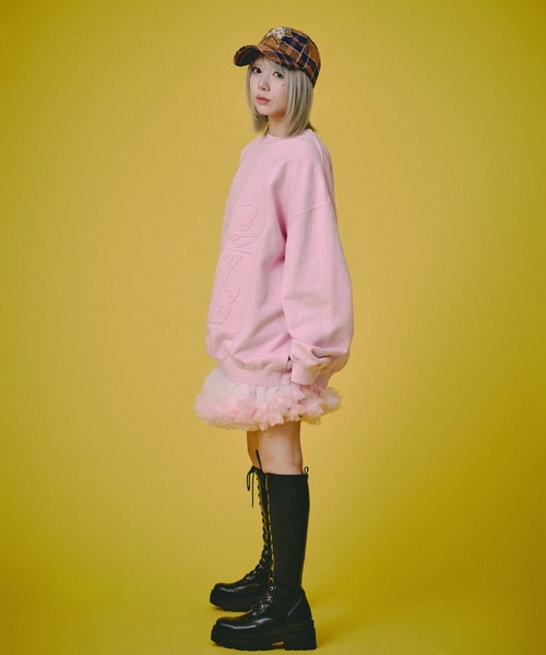 GALFY(ガルフィー)の「GALFY-CLUBクルースウェット(スウェット・メンズ・ピンク/ライトグリーン/ブラック・L/XL)」の19枚目の写真