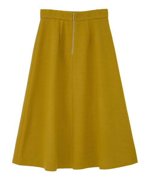 YECCA VECCA（イェッカヴェッカ）の「メルトンジャージーAラインスカート（スカート・レディース・グレイッシュベージュ/ブラウン/イエロー・S/M）」の21枚目の写真