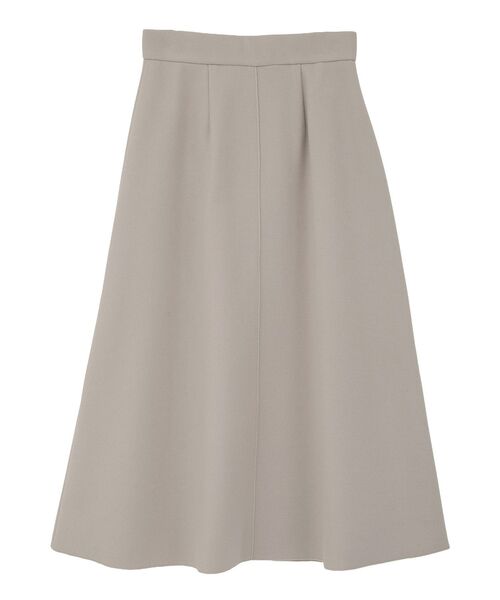 YECCA VECCA（イェッカヴェッカ）の「メルトンジャージーAラインスカート（スカート・レディース・グレイッシュベージュ/ブラウン/イエロー・S/M）」の7枚目の写真