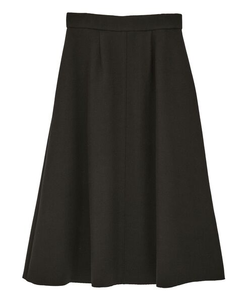 YECCA VECCA（イェッカヴェッカ）の「メルトンジャージーAラインスカート（スカート・レディース・グレイッシュベージュ/ブラウン/イエロー・S/M）」の8枚目の写真