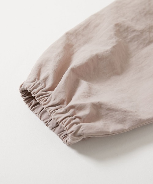 devirock（デビロック）の「【水はじく】 撥水ナイロン フードが取り外せる フリル ウインドブレーカー（ナイロンジャケット・キッズ・ブルー系/ネイビー/アイボリー/ピンクベージュ・100cm/110cm/120cm/130cm/140cm/150cm/160cm）」の15枚目の写真