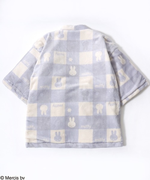 Miffy（ ミッフィー）の「Miffy（ミッフィー）キャラクターふわもこボアフリース半纏/ちゃんちゃんこ レディース（ガウン/バスローブ・レディース・ラベンダー/ベージュ系その他/ベージュ/パープル系その他・M/L）」の17枚目の写真