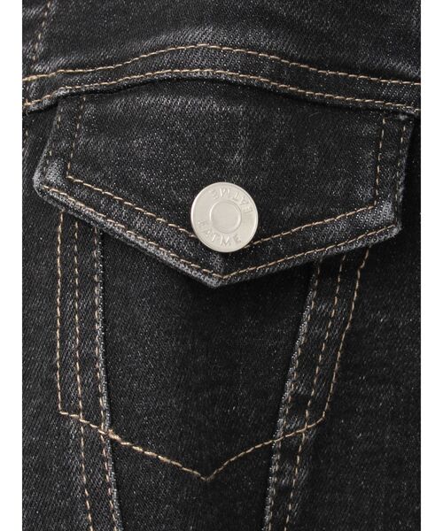 EATME（イートミー）の「BACKレースアップデニムワンピセット（ワンピース・レディース・ブルー/ブラック・SMALL/MEDIUM）」の5枚目の写真