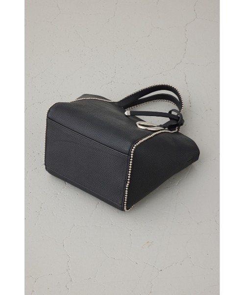 AZUL by moussy（アズールバイマウジー）の「メタルパーツミニトートバッグ（ショルダーバッグ・レディース・ダークグリーン/ブラック/グレイッシュベージュ・FREE）」の16枚目の写真