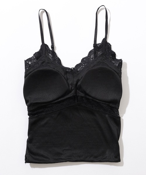 Lace Ladies(レースレディース)の「バック シャーリング カットアウト レース キャミソール(キャミソール・レディース・ホワイト/ブラック/アイボリー・FREE)」の7枚目の写真