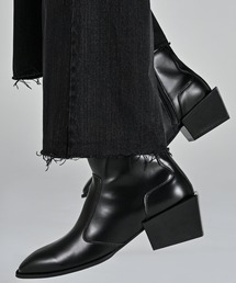 ADRER(�A�h���[)��High sole leather heel boots / �n�C�\�[�����U�[�q�[���u�[�c(�u�[�c)