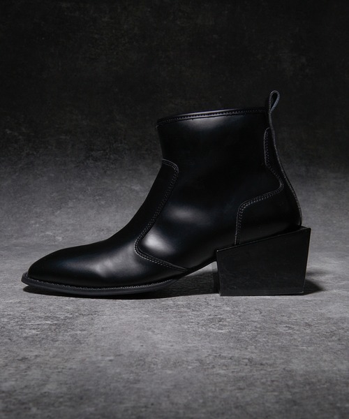 ADRER(アドラー)の「High sole heel boots / ハイソールヒールブーツ(牛革)(ブーツ・メンズ・ブラック・L/M/S/XS/XL)」の11枚目の写真