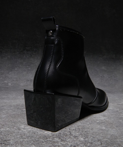 ADRER(アドラー)の「High sole heel boots / ハイソールヒールブーツ(牛革)(ブーツ・メンズ・ブラック・L/M/S/XS/XL)」の17枚目の写真