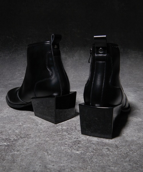 ADRER(アドラー)の「High sole heel boots / ハイソールヒールブーツ(牛革)(ブーツ・メンズ・ブラック・L/M/S/XS/XL)」の22枚目の写真